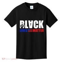 Black Lives Matter US Flag Kids T-Shirt thumb 0