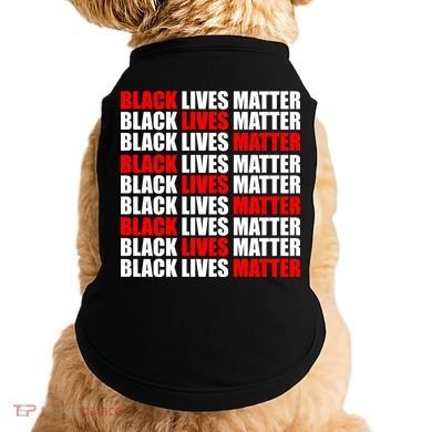Black Lives Matter Word Mash-Up Design Doggie Tank