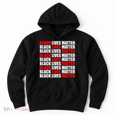 Black Lives Matter Word Mash-Up Design Hoodie