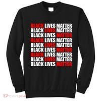 Black Lives Matter Word Mash-Up Design Sweatshirt thumb 0