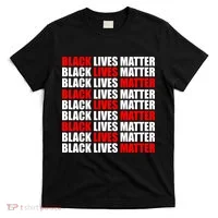 Black Lives Matter Word Mash-Up Design T-Shirt thumb 0