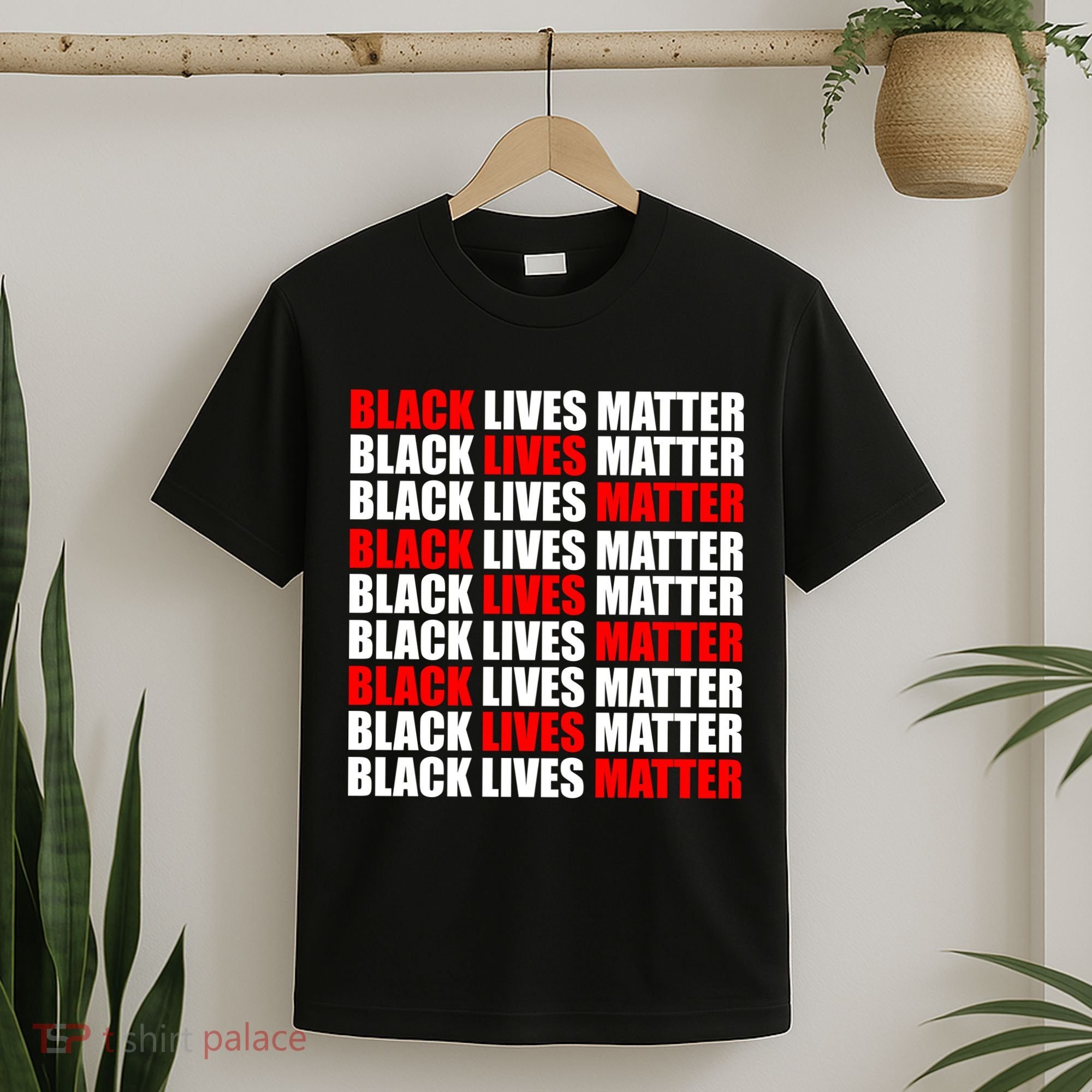 Black Lives Matter Word Mash-Up Design T-Shirt