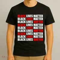 Black Lives Matter Word Mash-Up Design T-Shirt thumb 3