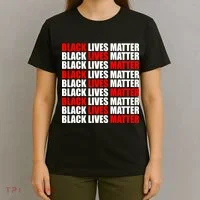 Black Lives Matter Word Mash-Up Design T-Shirt thumb 4