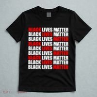 Black Lives Matter Word Mash-Up Design T-Shirt thumb 5