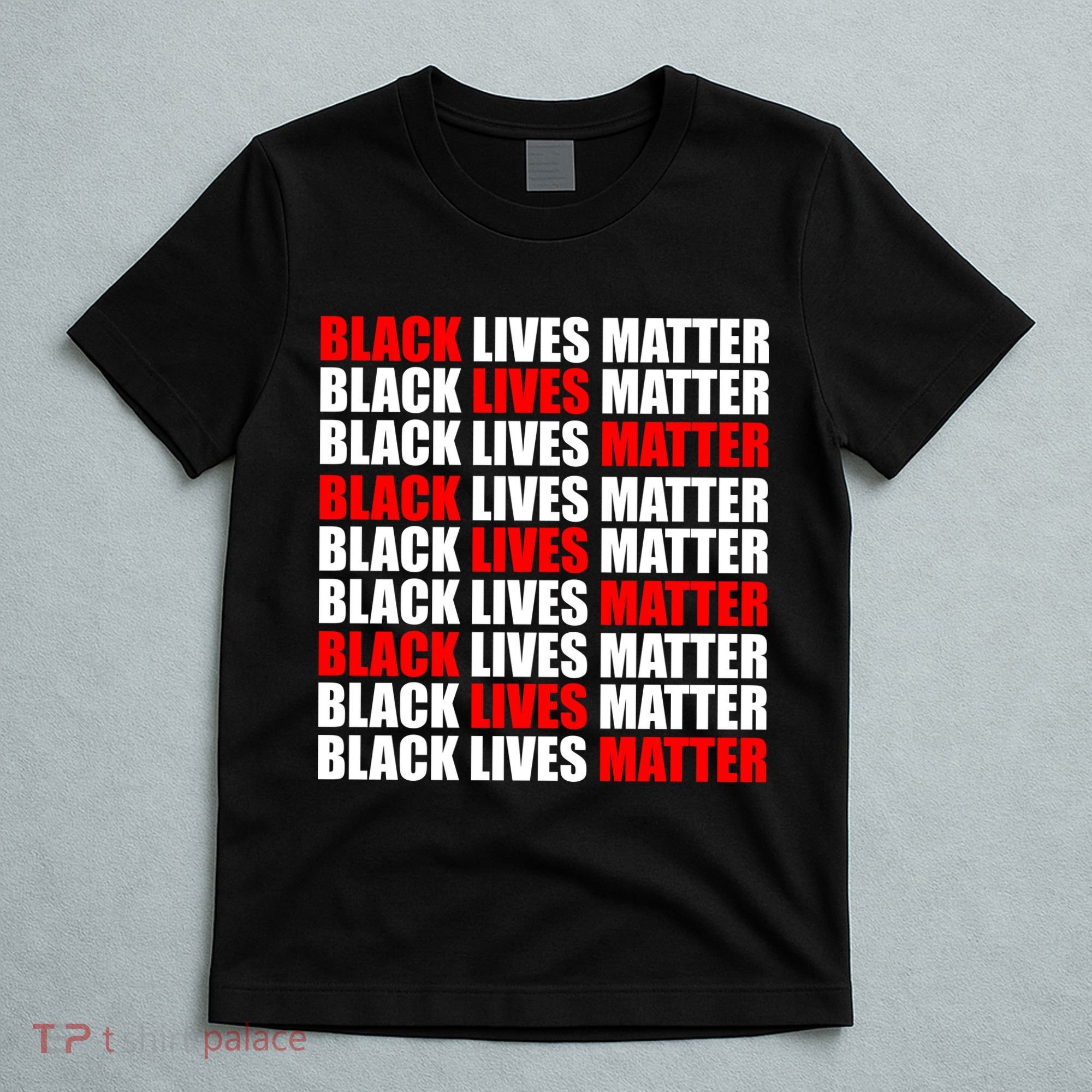Black Lives Matter Word Mash-Up Design T-Shirt