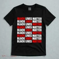 Black Lives Matter Word Mash-Up Design T-Shirt thumb 5