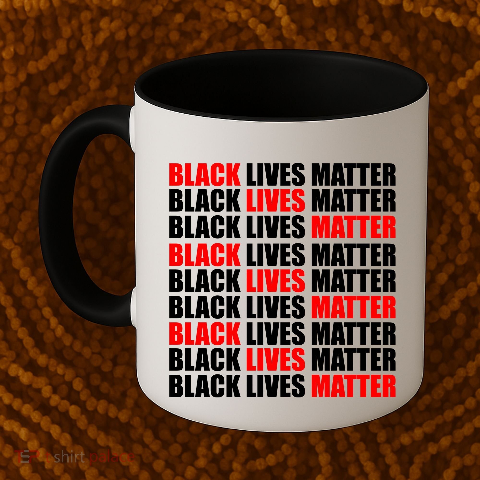 Black Lives Matter Word Mash-Up Design Coffee Mug