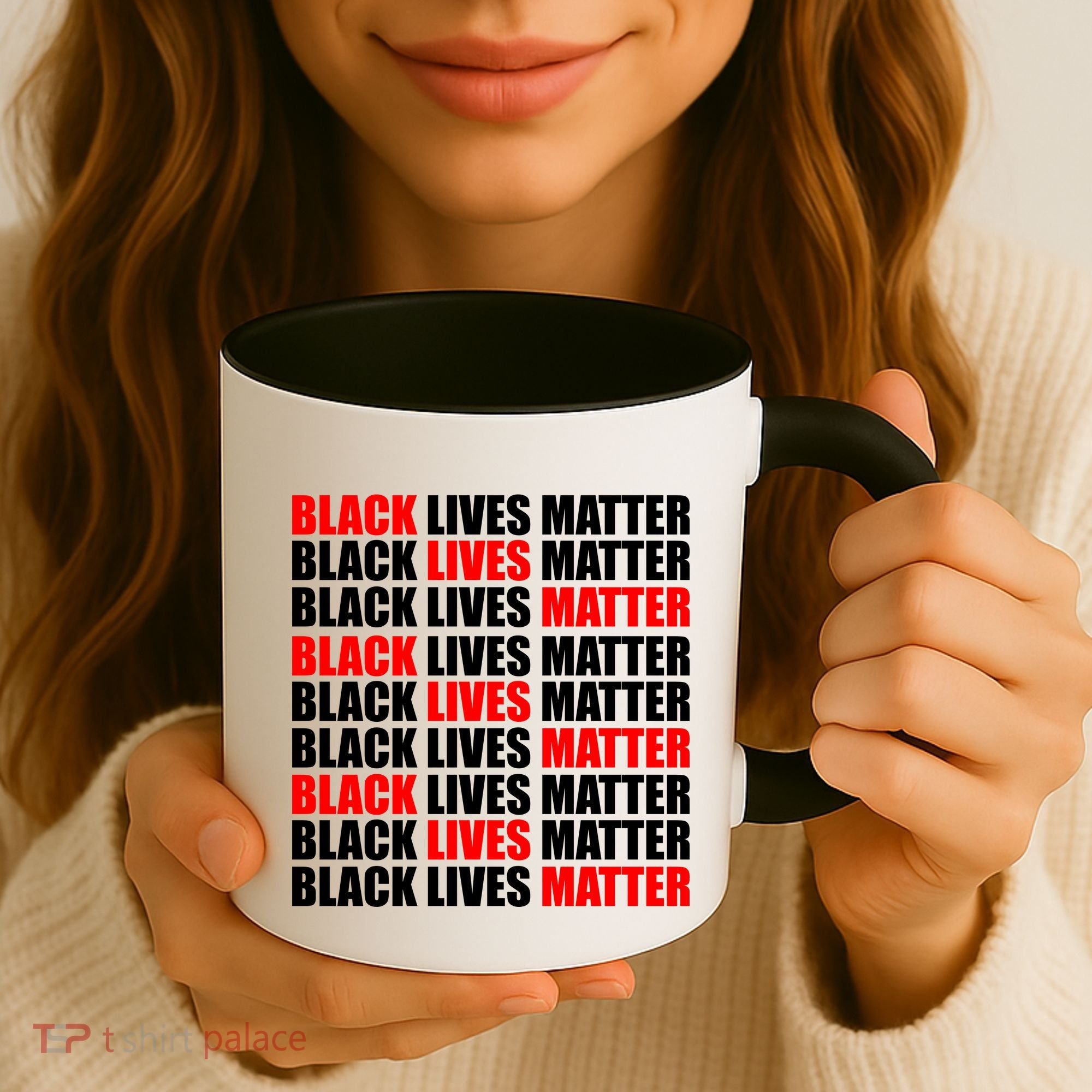Black Lives Matter Word Mash-Up Design Coffee Mug