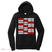 Black Lives Matter Word Mash-Up Design Women's Hoodie thumb 0