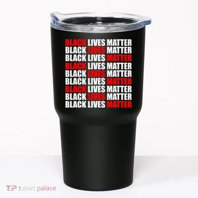Black Lives Matter Word Mash-Up Design Tumbler