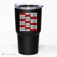 Black Lives Matter Word Mash-Up Design Tumbler thumb 0