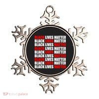 Black Lives Matter Word Mash-Up Design Ornament thumb 0