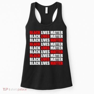 Black Lives Matter Word Mash-Up Design Women's Tank Top