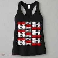 Black Lives Matter Word Mash-Up Design Women's Tank Top thumb 3