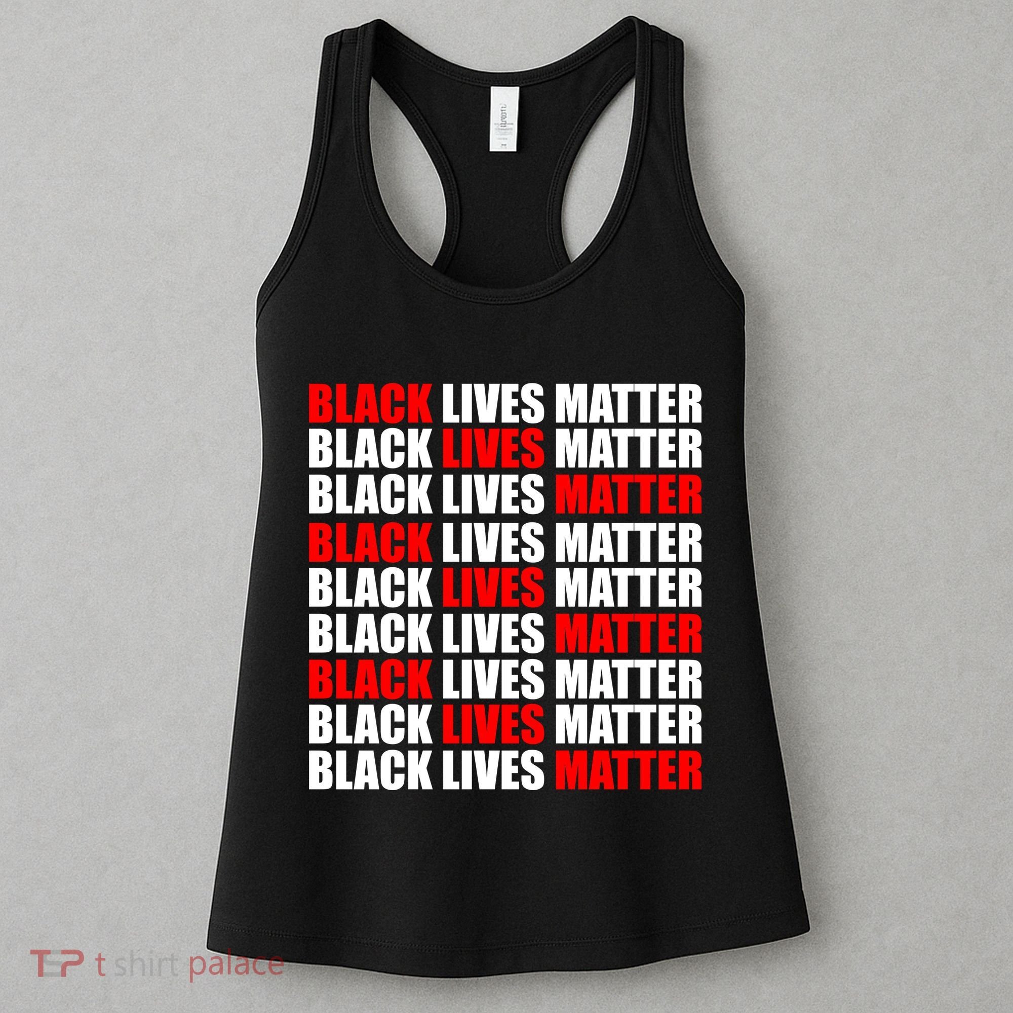 Black Lives Matter Word Mash-Up Design Women's Tank Top