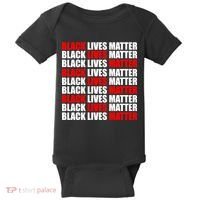 Black Lives Matter Word Mash-Up Design Baby Bodysuit thumb 0