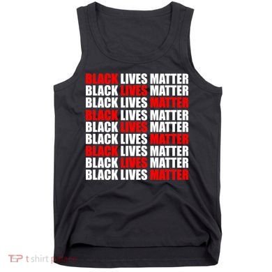 Black Lives Matter Word Mash-Up Design Tank Top