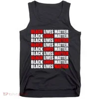 Black Lives Matter Word Mash-Up Design Tank Top thumb 0