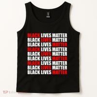 Black Lives Matter Word Mash-Up Design Tank Top thumb 2