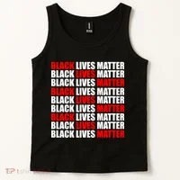 Black Lives Matter Word Mash-Up Design Tank Top thumb 2
