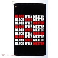 Black Lives Matter Word Mash-Up Design Golf Towel thumb 0
