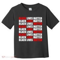 Black Lives Matter Word Mash-Up Design Toddler T-Shirt thumb 0