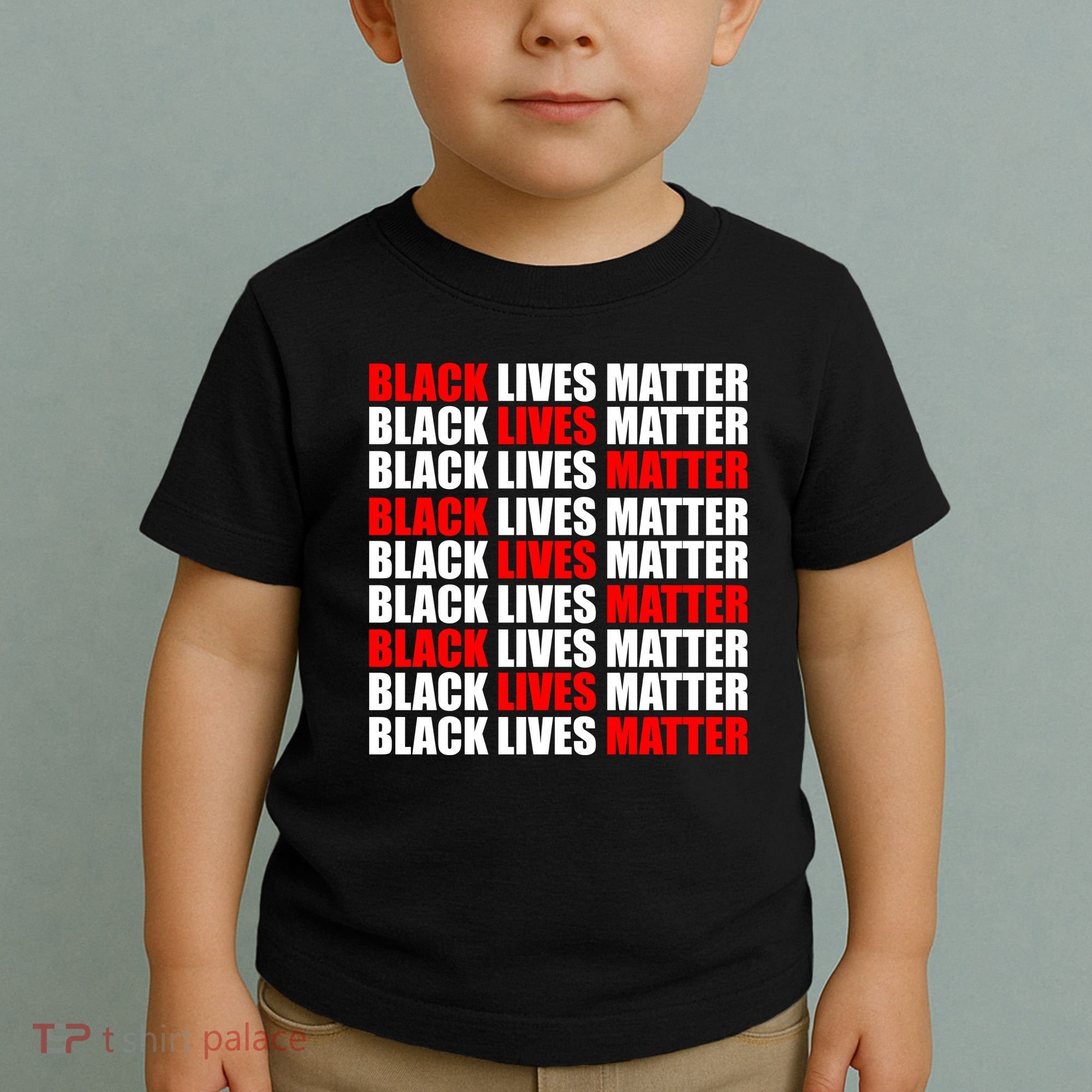 Black Lives Matter Word Mash-Up Design Toddler T-Shirt