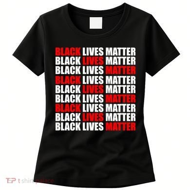 Black Lives Matter Word Mash-Up Design Women's T-Shirt