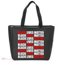 Black Lives Matter Word Mash-Up Design Tote Bag thumb 0