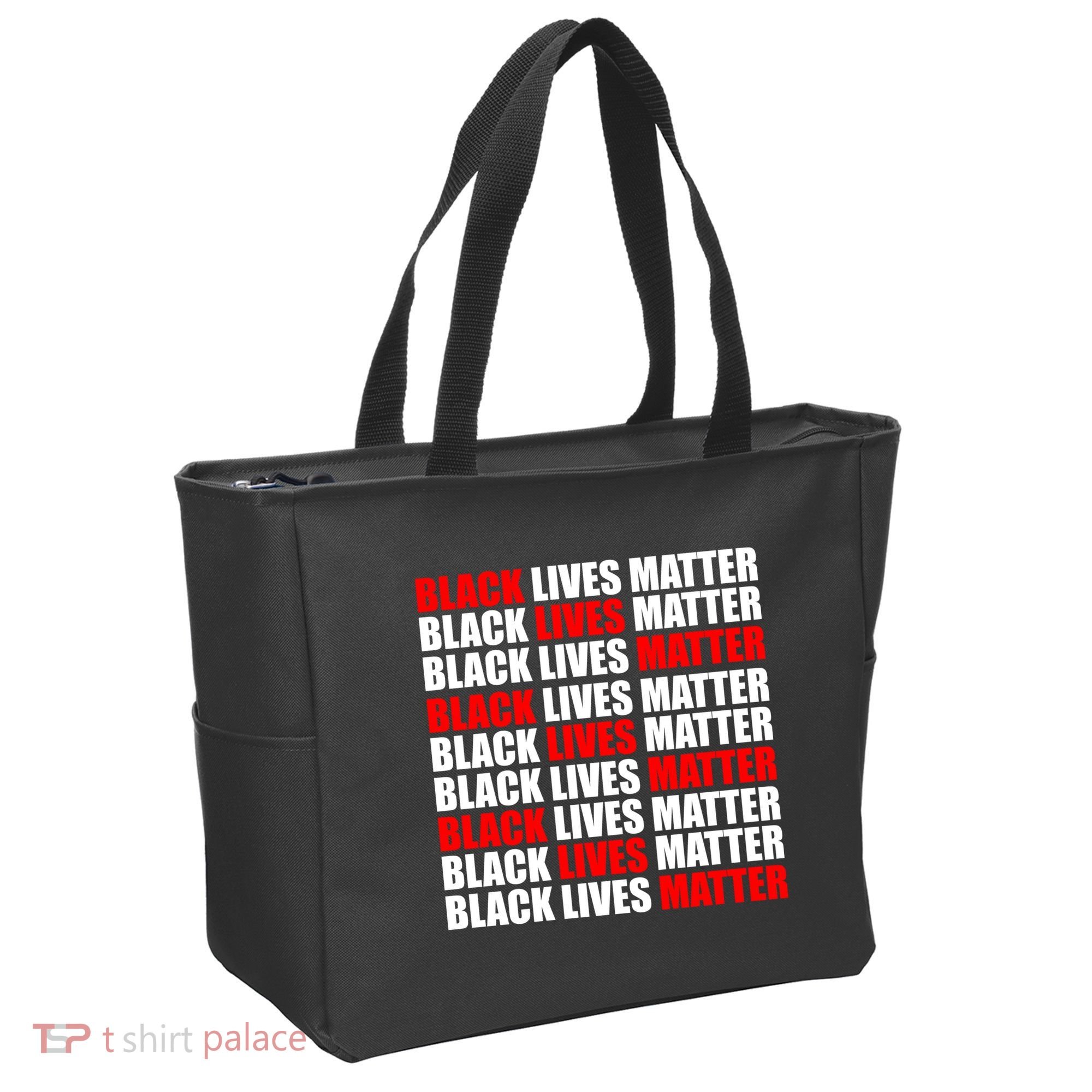 Black Lives Matter Word Mash-Up Design Tote Bag