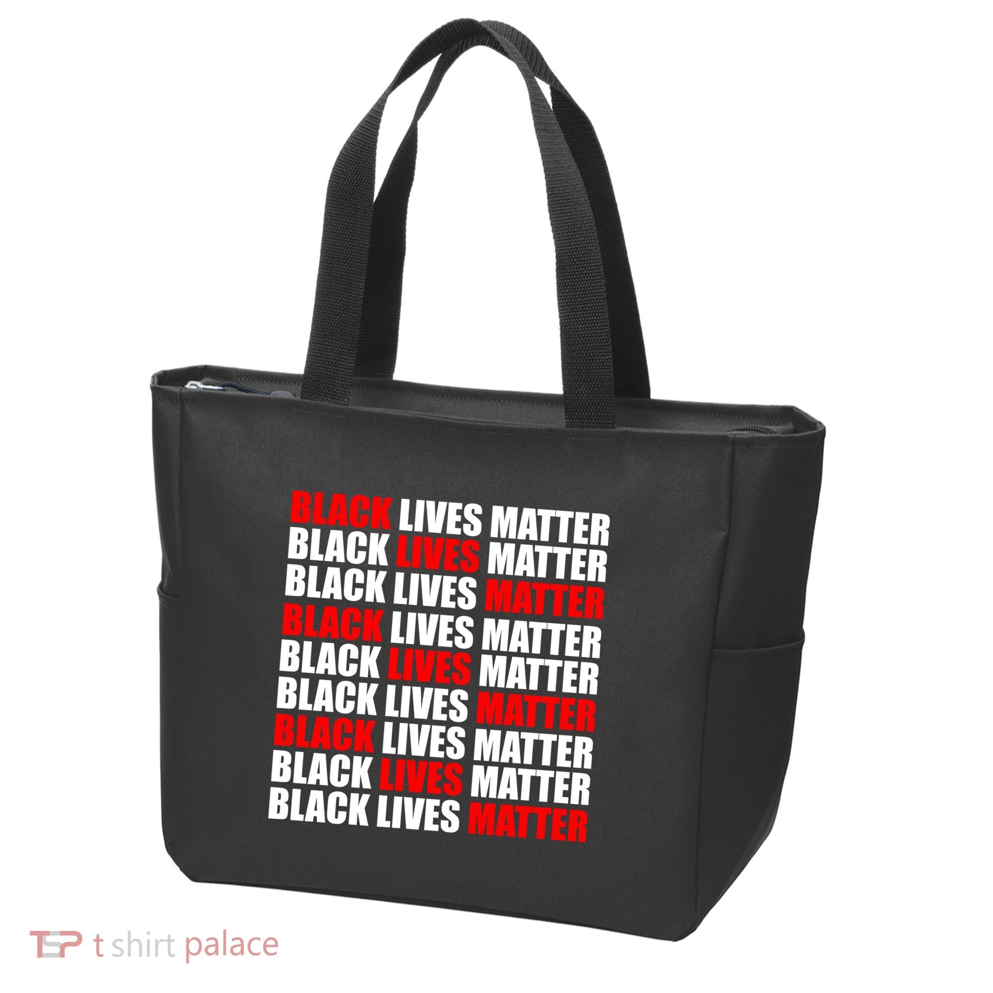 Black Lives Matter Word Mash-Up Design Tote Bag