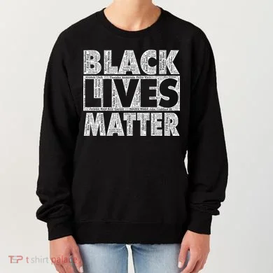 Black Lives Matters Victim Names Pattern Women's Sweatshirt