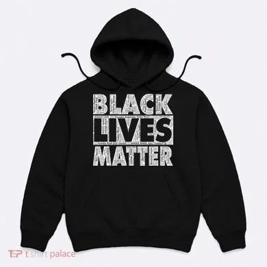 Black Lives Matters Victim Names Pattern Hoodie