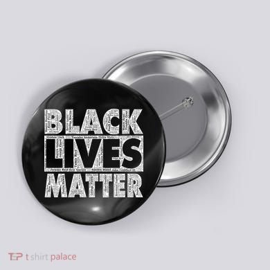 Black Lives Matters Victim Names Pattern Button