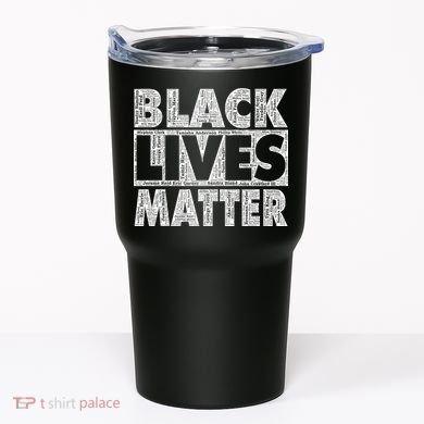 Black Lives Matters Victim Names Pattern Tumbler