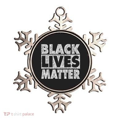 Black Lives Matters Victim Names Pattern Ornament