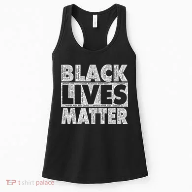 Black Lives Matters Victim Names Pattern Women's Tank Top