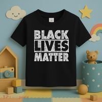 Black Lives Matters Victim Names Pattern Toddler T-Shirt thumb 3