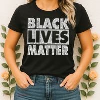 Black Lives Matters Victim Names Pattern Women's T-Shirt thumb 2