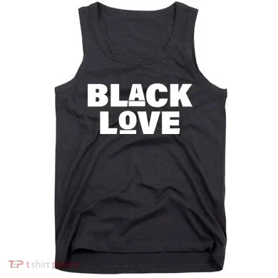 Black Love Tank Top