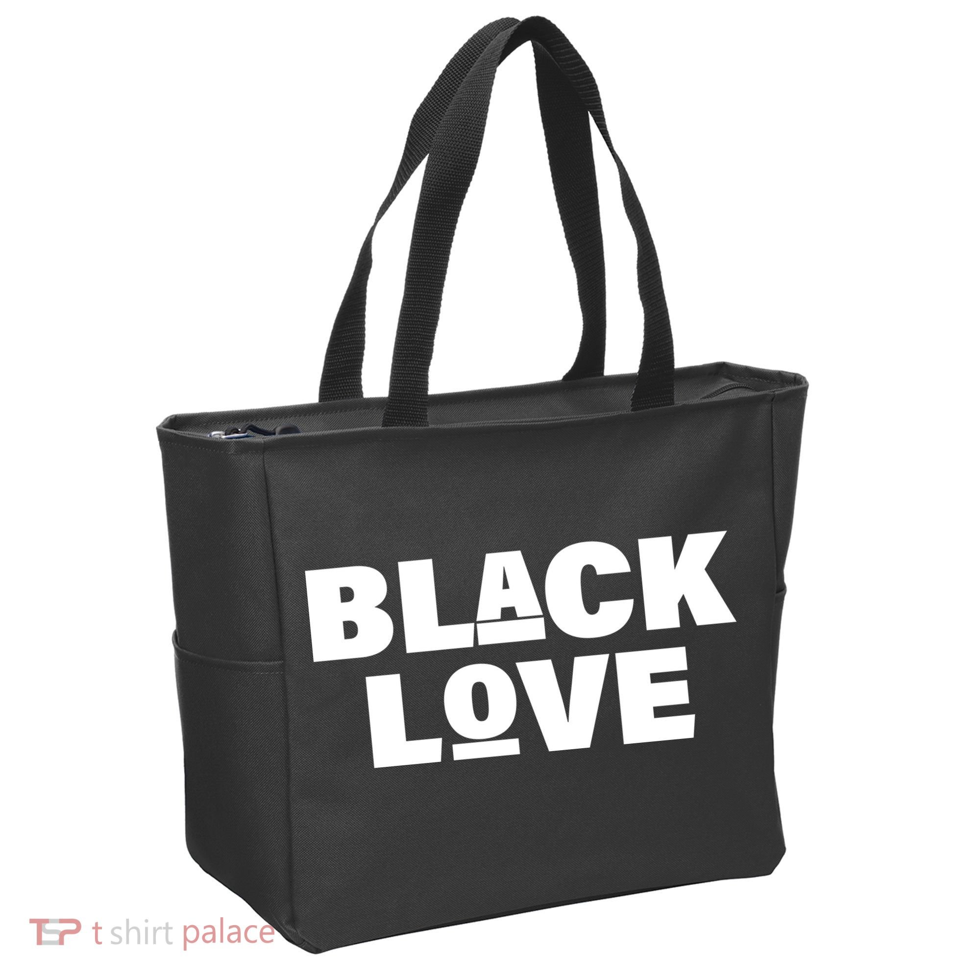Black Love Tote Bag