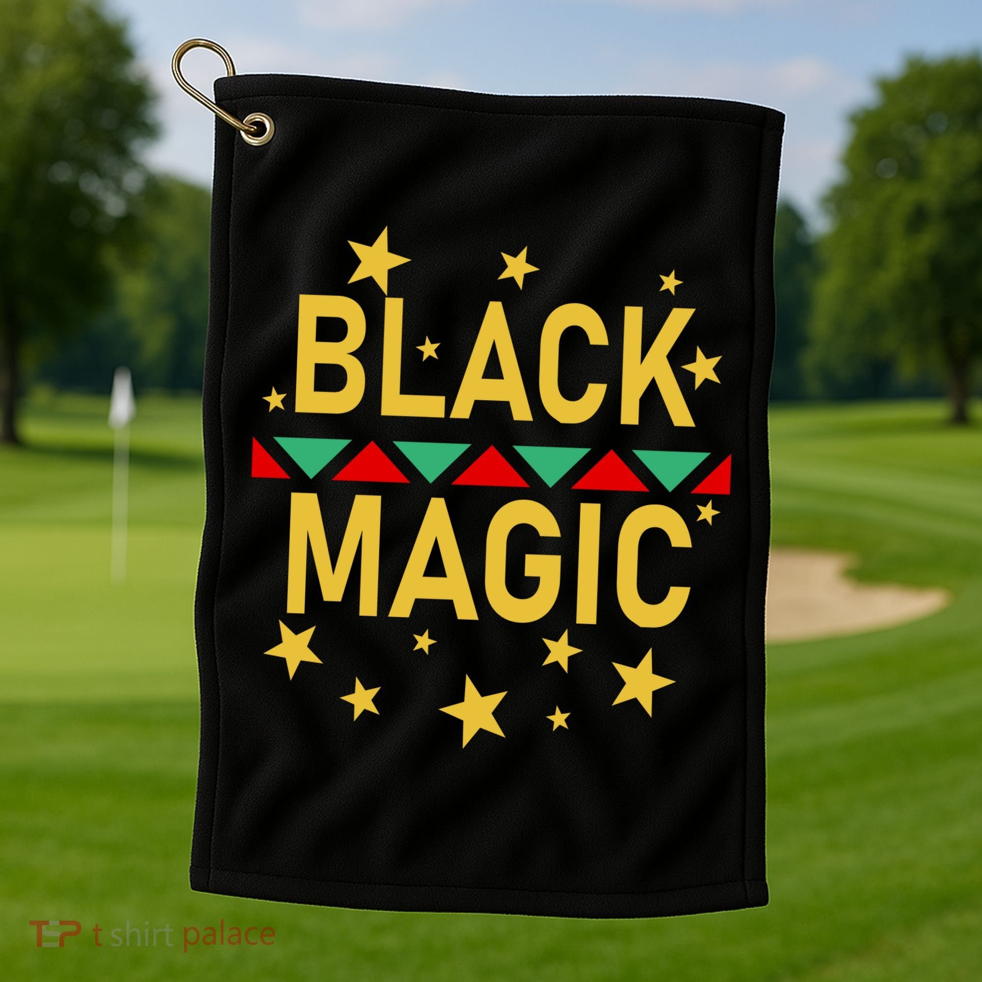 Black Magic Black Excellence Golf Towel