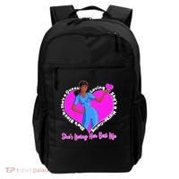 Black Nurse Living Her Best Life Backpack thumb 0
