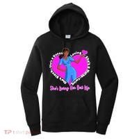 Black Nurse Living Her Best Life Women's Hoodie thumb 0