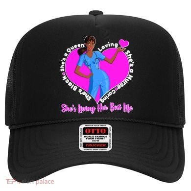 Black Nurse Living Her Best Life Hat