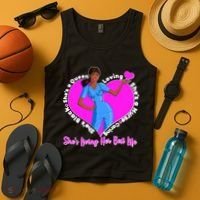 Black Nurse Living Her Best Life Tank Top thumb 4