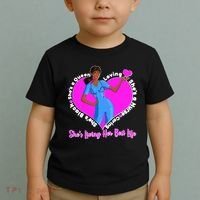 Black Nurse Living Her Best Life Toddler T-Shirt thumb 2
