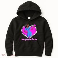 Black Nurse Living Her Best Life Kids Hoodie thumb 0