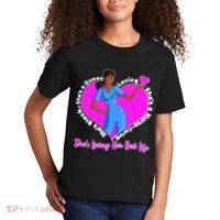 Black Nurse Living Her Best Life Kids T-Shirt thumb 2